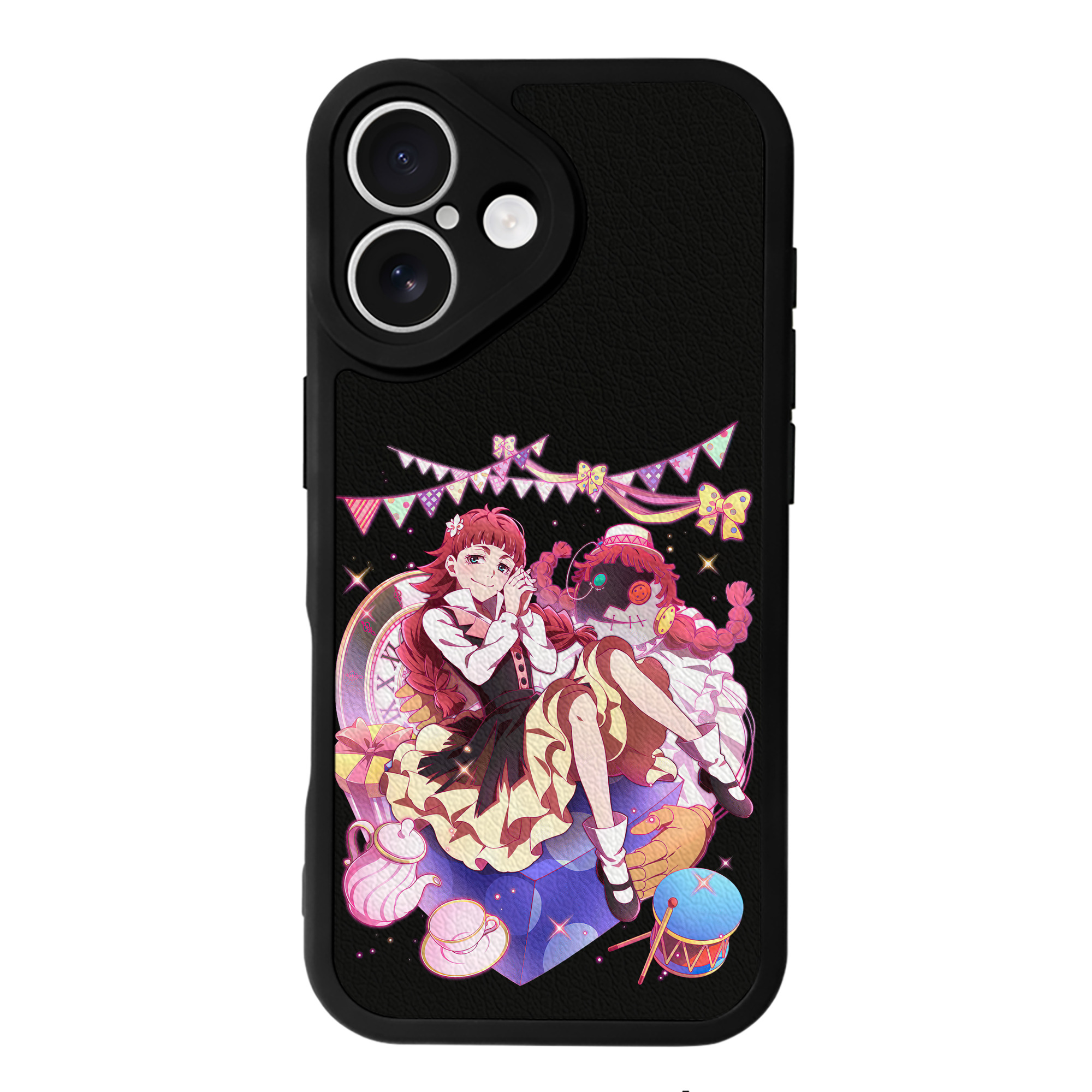 （画像用） 文豪ストレイドッグス Bungo Stray Dogs 【iPhone 16シリーズ対応】シリコンスマホケース（レザー調） 材質：シリコン
